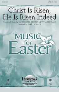 Christ Is Risen, He Is Risen Indeed! SATB choral sheet music cover Thumbnail